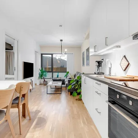 Apartment Moderne Sentral Toppleilighet Med Utsikt Til Fjellheisen Og Tromsdalstind